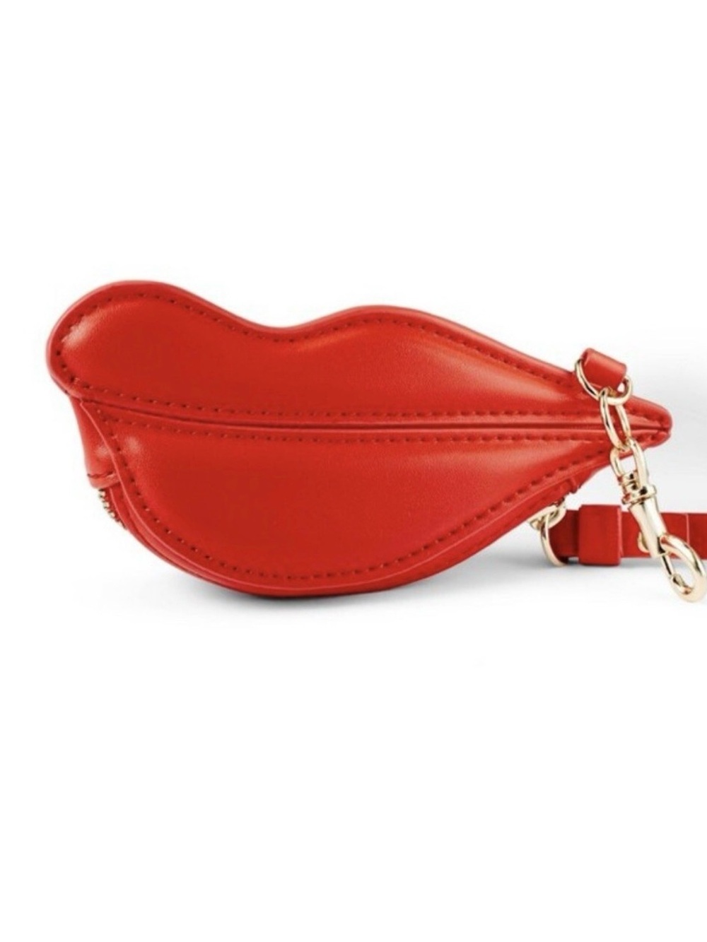 DVF Diane Von Furstenberg RED LIPS COIN POUCH purse Accessory Viral